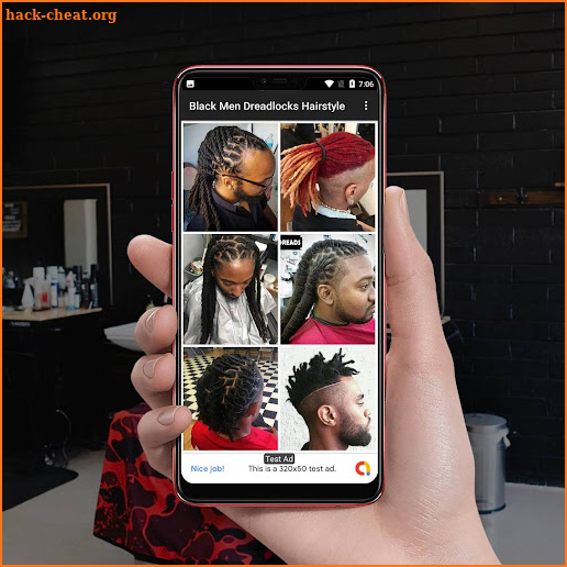 Black Men Dreadlocks Hairstyle screenshot