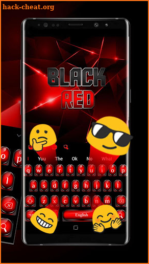 Black Red Business Keyboard screenshot