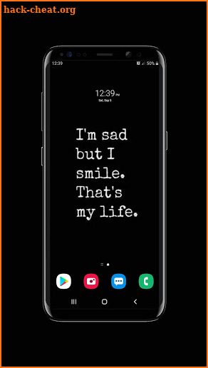 Black Sad Wallpaper screenshot