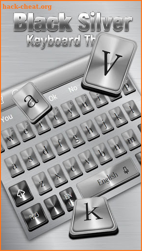 Black Silver Keyboard screenshot