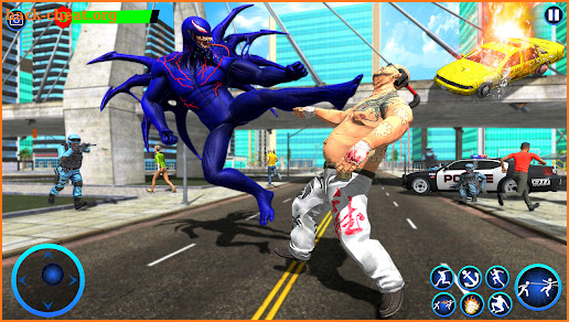 Black Spider Rope Hero Man screenshot