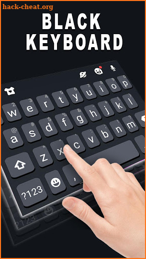 Black Style Keyboard Theme screenshot