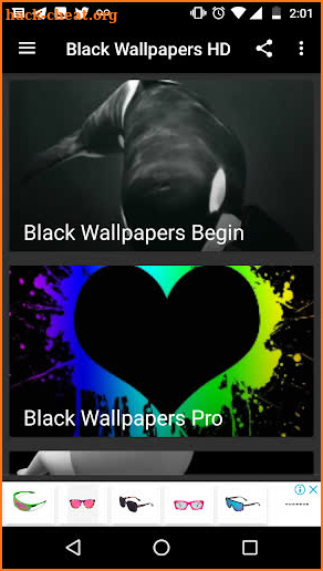 Black Wallpapers HD 4K offline screenshot