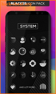 Blacker : Icon Pack screenshot