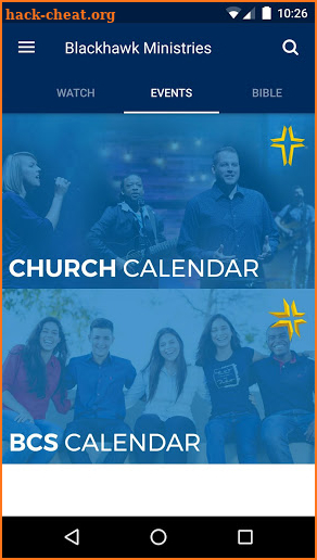 Blackhawk Ministries screenshot