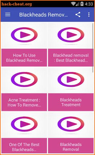 Blackheads Removal Videos screenshot