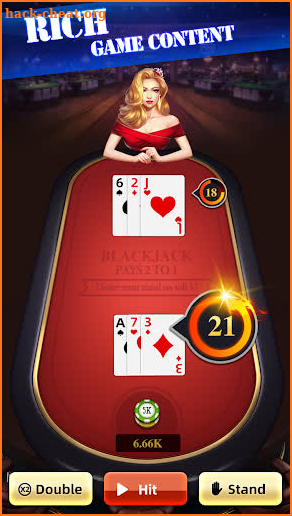 Blackjack 21 - Spades Casino screenshot