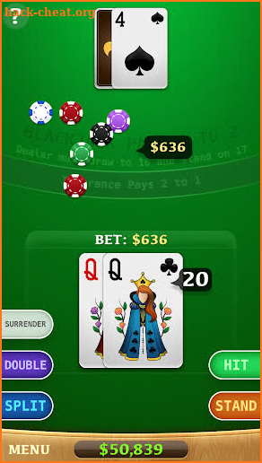 Blackjack screenshot