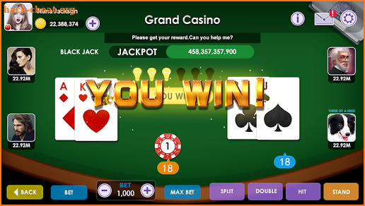 Blackjack Live screenshot