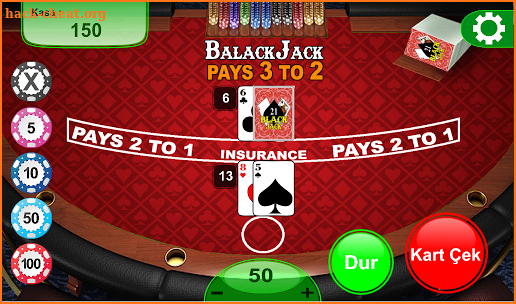 BlackJack Offline screenshot