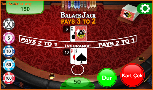 BlackJack Offline screenshot