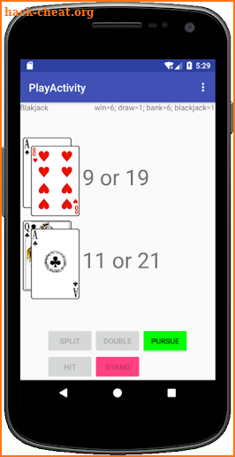 BlackJack Strategy screenshot