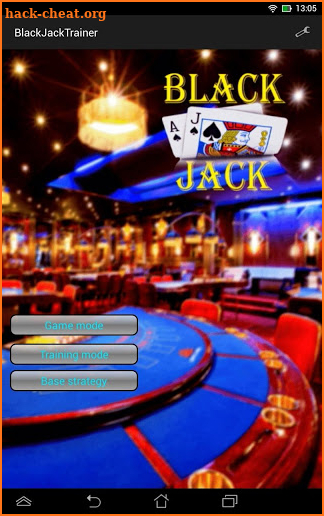 BlackJack Trainer screenshot