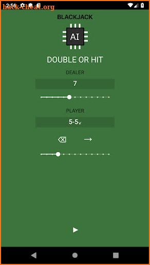 Blackjack.AI screenshot