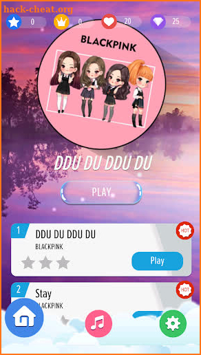 BLACKPINK Piano Tiles KPOP screenshot