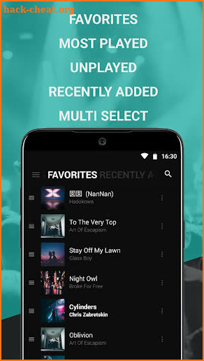 BlackPlayer Free Music Player screenshot