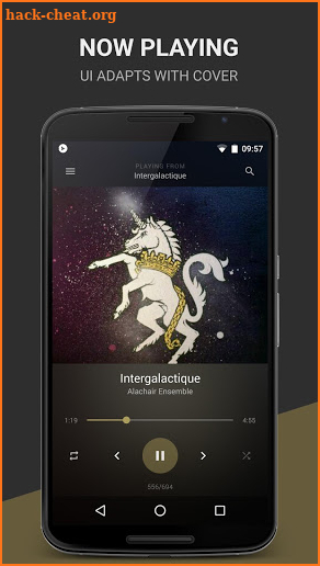 BlackPlayer Music Player screenshot