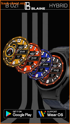 Blaine 021 Hybrid Watch Face screenshot