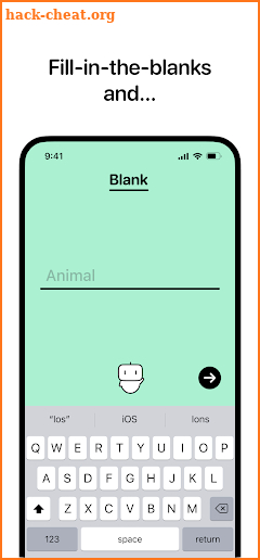 Blank - AI Word Game screenshot