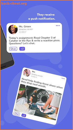 Blastchat Messenger screenshot