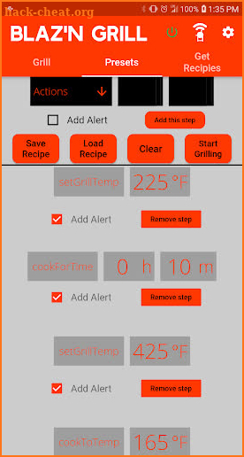 Blaz'n Grill Works Grill App screenshot