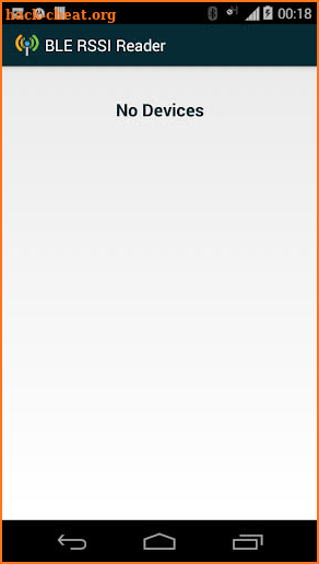 BLE RSSI Reader screenshot