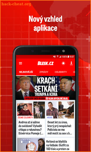 Blesk: zprávy, celebrity, spor screenshot