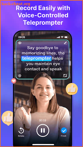 Blink: Captions & Teleprompter screenshot