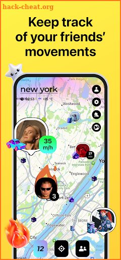 Blink — friends location screenshot