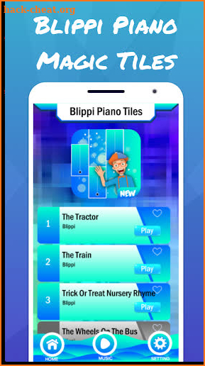 Blippi Piano Magic Tiles screenshot