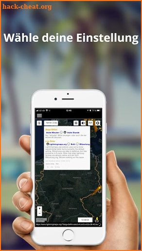 Blitzortung - Lightning Maps screenshot