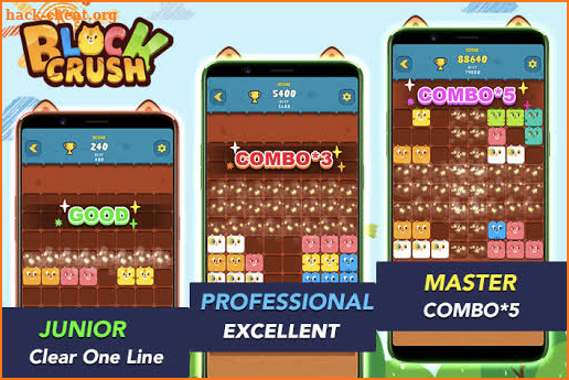 Block Crush™ - Cute Kitty Puzzle Game screenshot