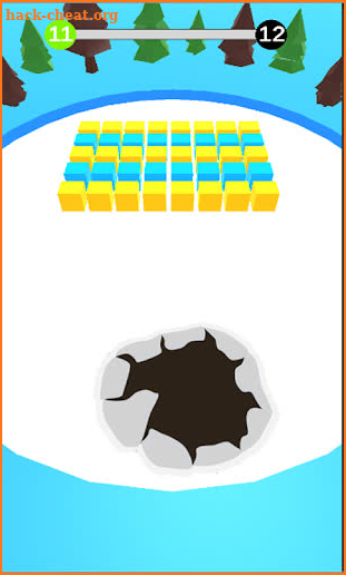 BlockBuster Hole 3D Ball Game Free screenshot