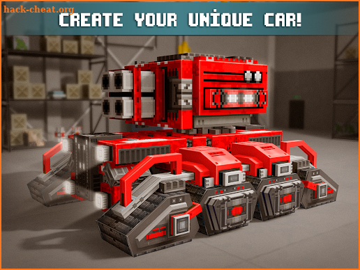 Blocky Cars - Online Shooting Game screenshot