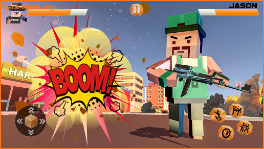 Blocky Police Vs Street Fighting screenshot