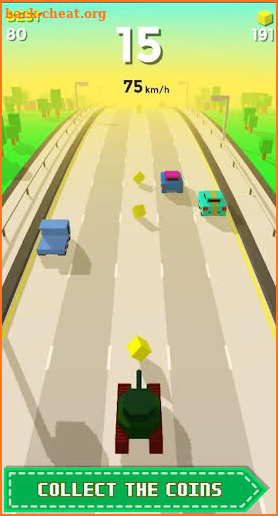 Blocky Racing - Traffic Racer screenshot