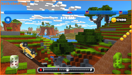 Blocky Rider: Roads Racing screenshot