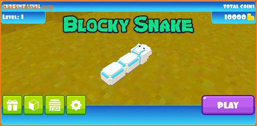 Blocky Snake 3D screenshot