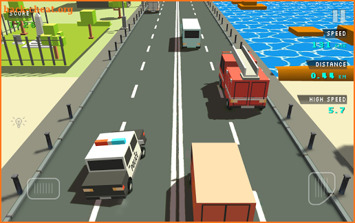 Blocky Traffic Racer screenshot