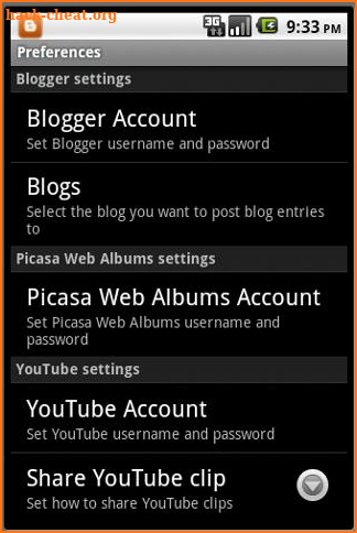 Blogger-droid (Ad-free) screenshot