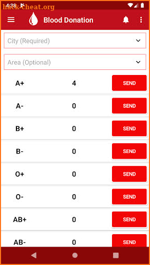 Blood Donation screenshot