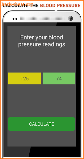 Blood Pressure Calculator screenshot