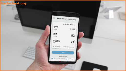 Blood Pressure Checker : BP Evaluation : BP Track screenshot