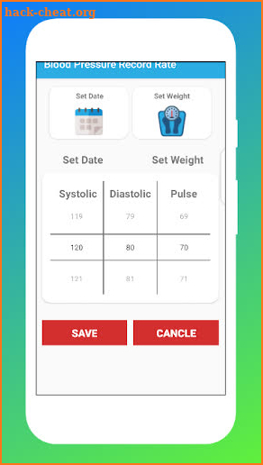 Blood Pressure Checker Diary : BP Recorder screenshot