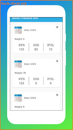 Blood Pressure Checker Diary : BP Recorder screenshot