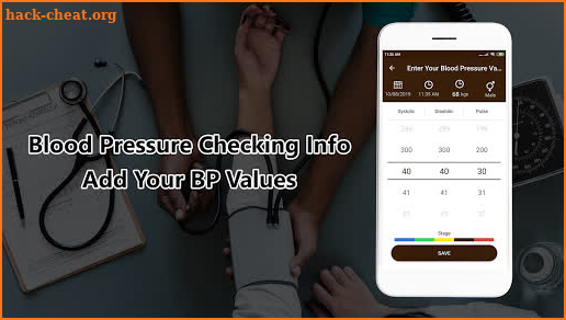 Blood Pressure Checking Info screenshot