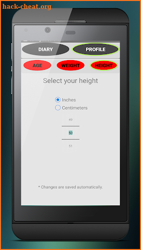 Blood Pressure Diary Tracker screenshot