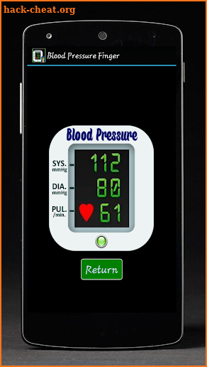 Blood Pressure Finger BP Prank screenshot