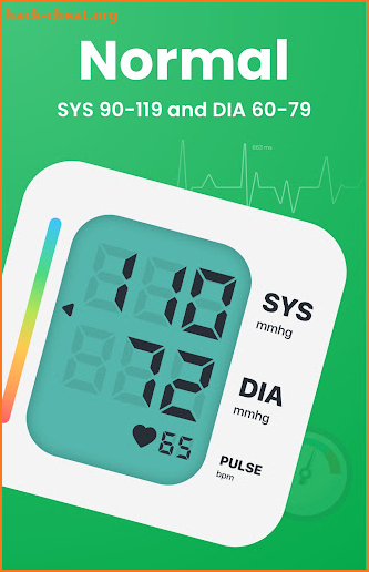 Blood Pressure - Heart Rate screenshot