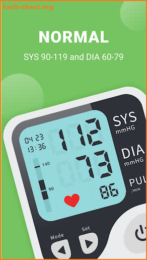 Blood Pressure Monitor screenshot